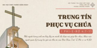 Trung Tín Phục Vụ Chúa – 1/11/2024