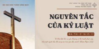 Nguyên Tắc Của Kỷ Luật – 18/10/2024