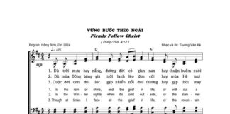 Bài hát: VỮNG BƯỚC THEO NGÀI