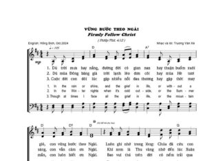 Bài hát: VỮNG BƯỚC THEO NGÀI