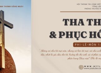Tha Thứ & Phục Hồi – 2/10/2024
