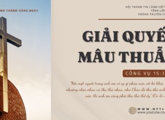 Giải Quyết Mâu Thuẫn – 3/10/2024
