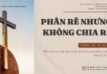 Phân Rẽ Nhưng Không Chia Rẽ – 4/10/2024