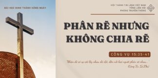 Phân Rẽ Nhưng Không Chia Rẽ – 4/10/2024