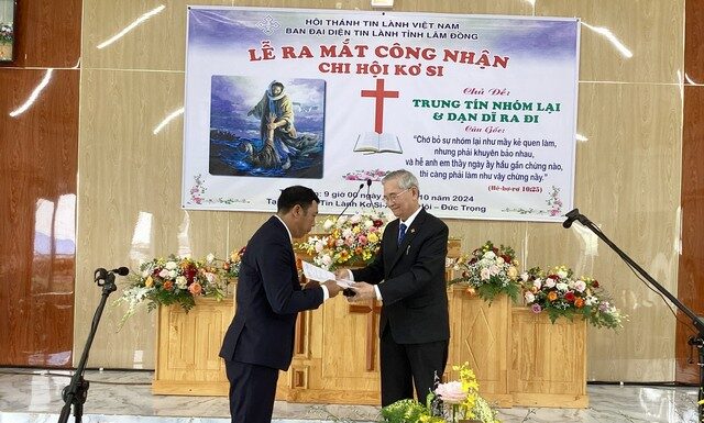Lâm Đồng: Ra Mắt Chi Hội Tin Lành Kơ Si