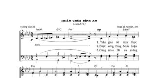 Bài hát Giáng sinh: THIÊN CHÚA BÌNH AN