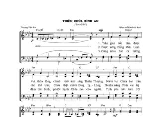 Bài hát Giáng sinh: THIÊN CHÚA BÌNH AN