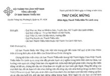 UB.TTN – Thư Chúc Mừng Nhân Ngày Thanh Thiếu Niên Tin Lành 2024