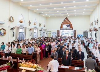 Bến Tre: Lễ Cảm Tạ Chúa 95 Năm Thành Lập Hội Thánh Lộc Thuận