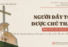 Người Đầy Tớ Được Chủ Tha – 15/11/2024
