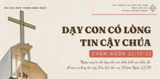 Dạy Con Có Lòng Tin Cậy Chúa – 17/11/2024