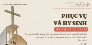 Phục Vụ Và Hy Sinh – 2/11/2024