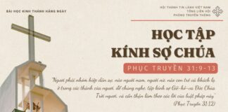 Học Tập Kính Sợ Chúa – 20/11/2024