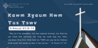 Kawm Xyaum Hwm Tus Tswvm – 20/11/2024