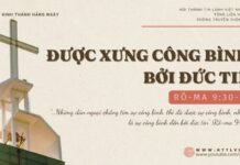 Được Xưng Công Bình Bởi Đức Tin – 22/11/2024