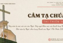 Cảm Tạ Chúa – 28/11/2024