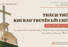 Thách Thức Khi Rao Truyền Lời Chúa – 3/11/2024