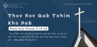 Thov Rov Qab Txhim Kho Peb – 30/11/2024