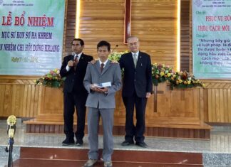 Lâm Đồng: Bổ Nhiệm Quản Nhiệm Chi Hội Tin Lành Dơng Kriang