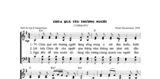 Bài hát Giáng sinh: CHÚA QUÁ YÊU THƯƠNG NGƯỜI