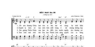 Bài hát: HÃY MAU RA ĐI