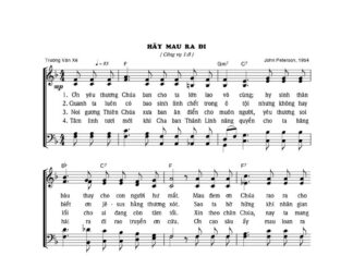 Bài hát: HÃY MAU RA ĐI