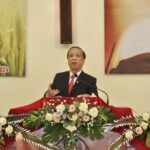 Mục sư Mã Phúc Hiệp Chủ tịch Hội Đồng Giáo Phẩm. Diễn giả Hội Đồng