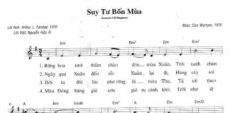 Bài hát: SUY TƯ BỐN MÙA