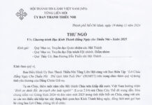 UB.TTN – Thư Ngỏ V/v Chương Trình Học Kinh Thánh Hằng Ngày Cho Thiếu Nhi – Xuân 2025