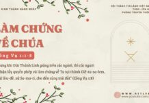 Làm Chứng Về Chúa – 2/12/2024