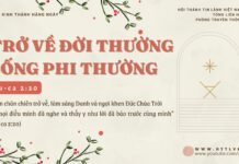 Trở Về Đời Thường Sống Phi Thường – 25/12/2024
