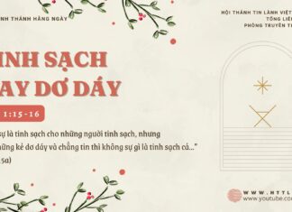 Tinh Sạch Hay Dơ Dáy – 28/12/2024