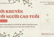 Lời Khuyên Với Người Cao Tuổi – 30/12/2024