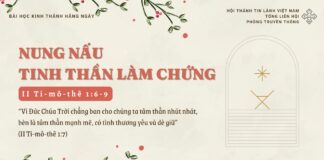 Nung Nấu Tinh Thần Làm Chứng – 4/12/2024