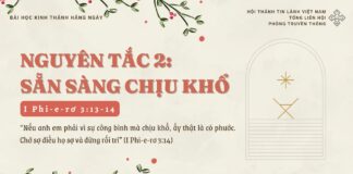 Nguyên Tắc 2: Sẵn Sàng Chịu Khổ – 7/12/2024