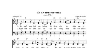 Bài hát Giáng sinh: ẤM ÁP TÌNH YÊU CHÚA