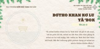 Bơtho Khan Kơ Lu Yă ‘Bok – 30/12/2024