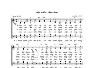 Bài hát Giáng sinh: ĐÓN CHÚA VÀO LÒNG