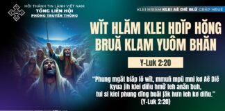 Wĭt Hlăm Klei Hdĭp Hŏng Bruă Klam Yuôm Bhăn – 25/12/2024