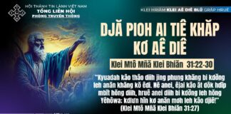 Djă Pioh Ai Tiê Khăp Kơ Aê Diê – 26/12/2024