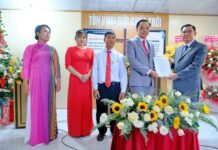 Kiên Giang: Lễ Cảm Tạ Chúa Công Bố Thành Lập Điểm Nhóm Tin Lành Giang Thành
