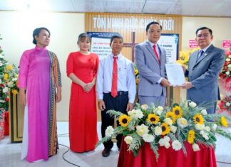 Kiên Giang: Lễ Cảm Tạ Chúa Công Bố Thành Lập Điểm Nhóm Tin Lành Giang Thành