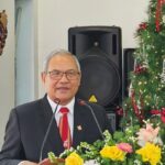 Mục sư Kon Sa Ha Hăck. Thư ký Hội đồng Giáo phẩm Thăm và Chào mừng