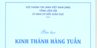 UB.CĐGD: GIỚI THIỆU BÀI HỌC KINH THÁNH CHO CÁC BAN NGÀNH