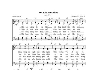 Bài hát Giáng sinh: VUI BÁO TIN MỪNG