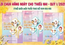 GIỚI THIỆU LỜI CHÚA HẰNG NGÀY CHO THIẾU NHI – QUÝ I NĂM 2025