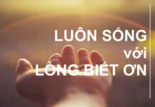 Luôn Sống Với Lòng Biết Ơn