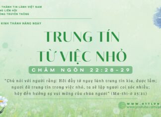 Trung Tín Từ Việc Nhỏ – 12/1/2025