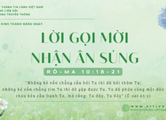 Lời Gọi Mời Nhận Ân Sủng – 13/1/2025