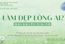 Làm Đẹp Lòng Ai? – 16/1/2025